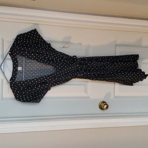 Polka Dot Wrap Dress